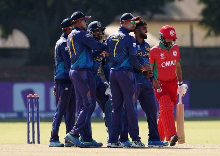 ODI WC Qualifiers: Hasaranga, Kumara, openers lead Sri Lanka to thumping 10-wicket win over Oman ODI WC Qualifiers: Hasaranga, Kumara, openers lead Sri Lanka to thumping 10-wicket win over Oman