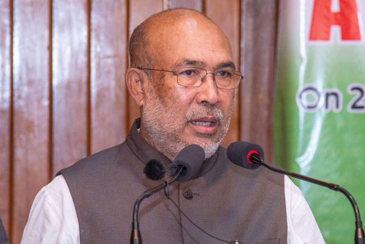 4K temporary homes to be built for displaced people: Manipur CM