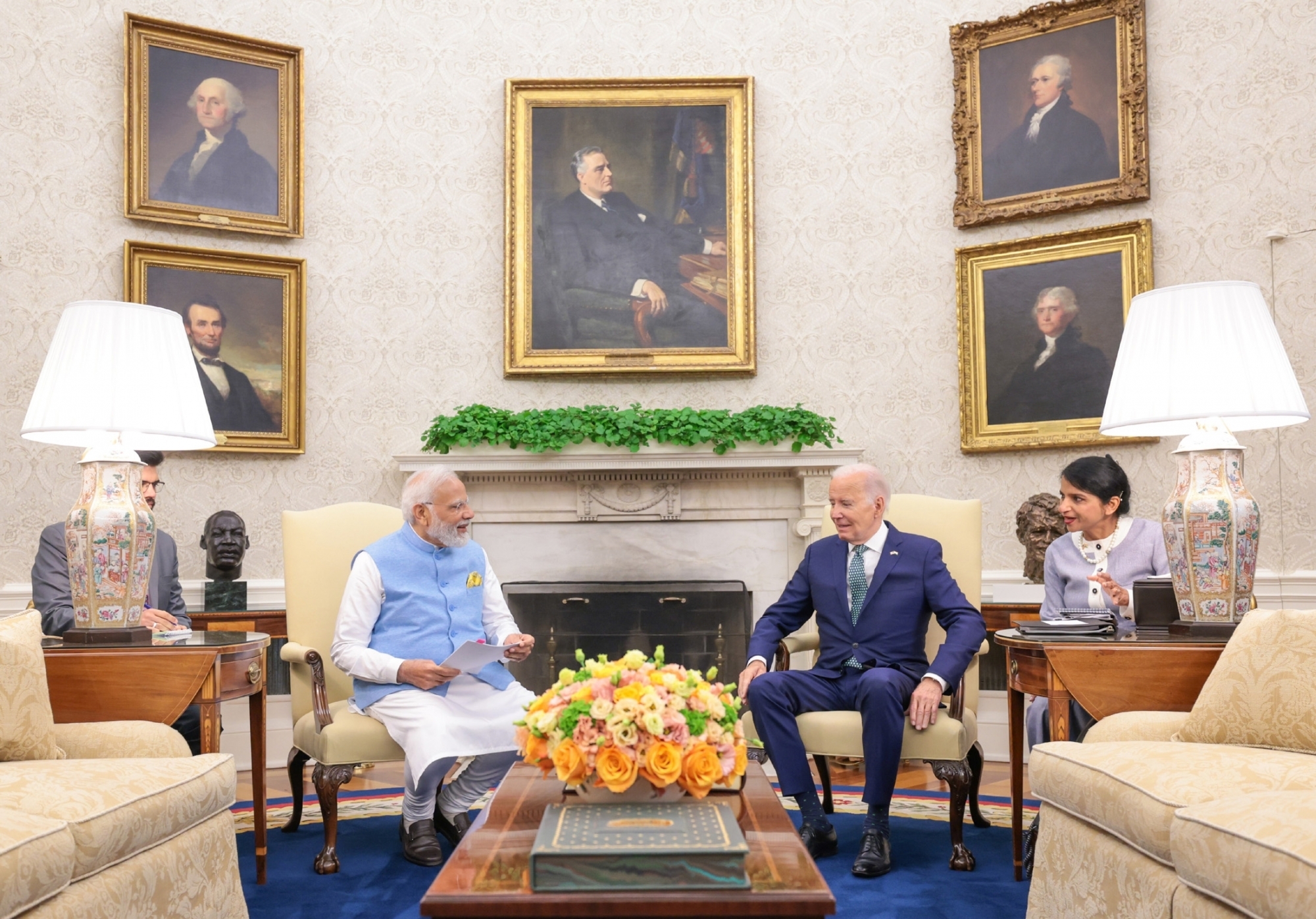 Jet engine co-production, armed drones and tech rush in Modi-Biden Jet engine co-production, armed drones and tech rush in Modi-Biden