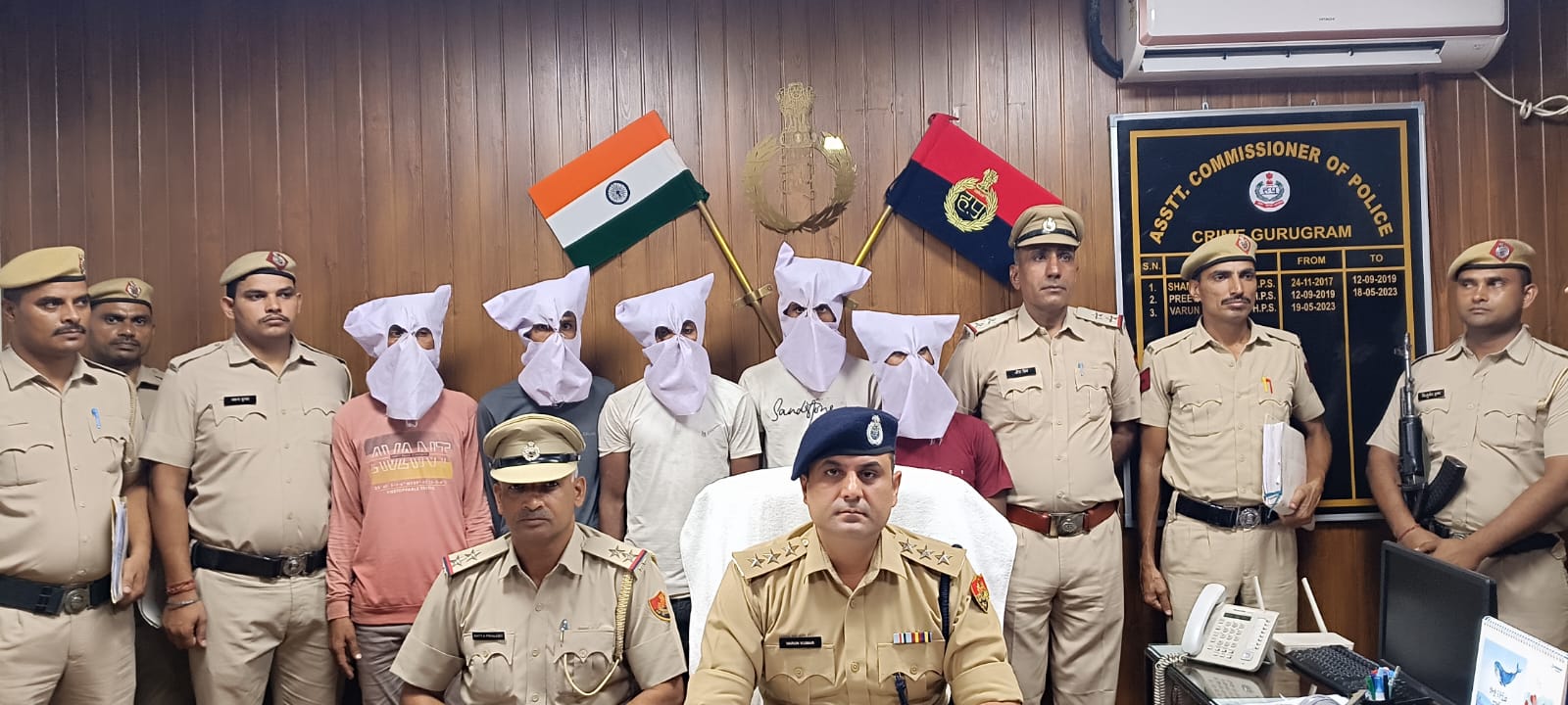 Interstate vehicle theft racket busted in Gurugram, five held Interstate vehicle theft racket busted in Gurugram, five held