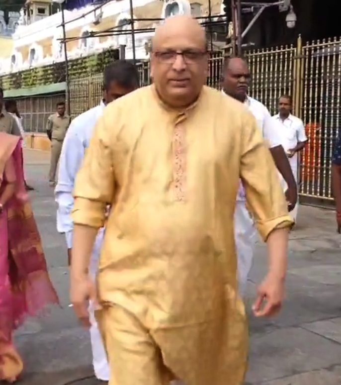 Ahead of Chandrayaan-3 launch, ISRO scientists offer prayers at Tirupati temple Ahead of Chandrayaan-3 launch, ISRO scientists offer prayers at Tirupati temple