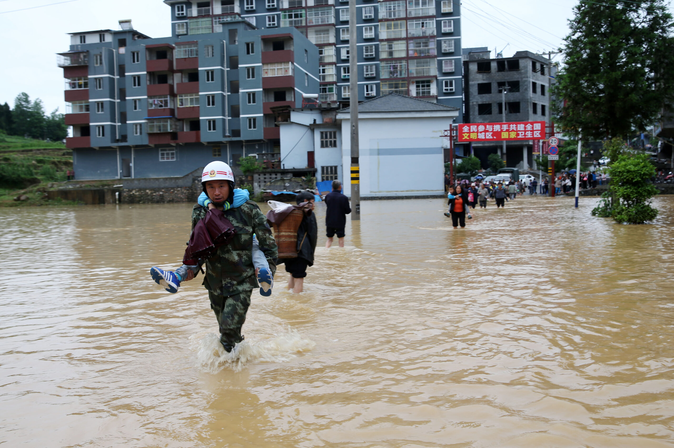 15 dead, 4 missing due to torrential rain in China’s Chongqing