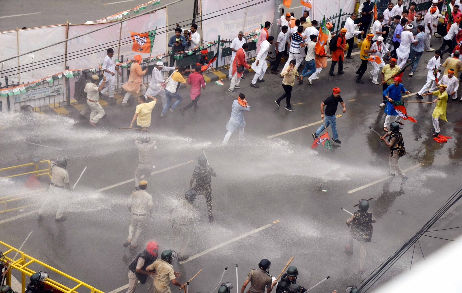 Samrat Chaudhary, Vijay Sinha among 63 BJP leaders booked for Patna violence