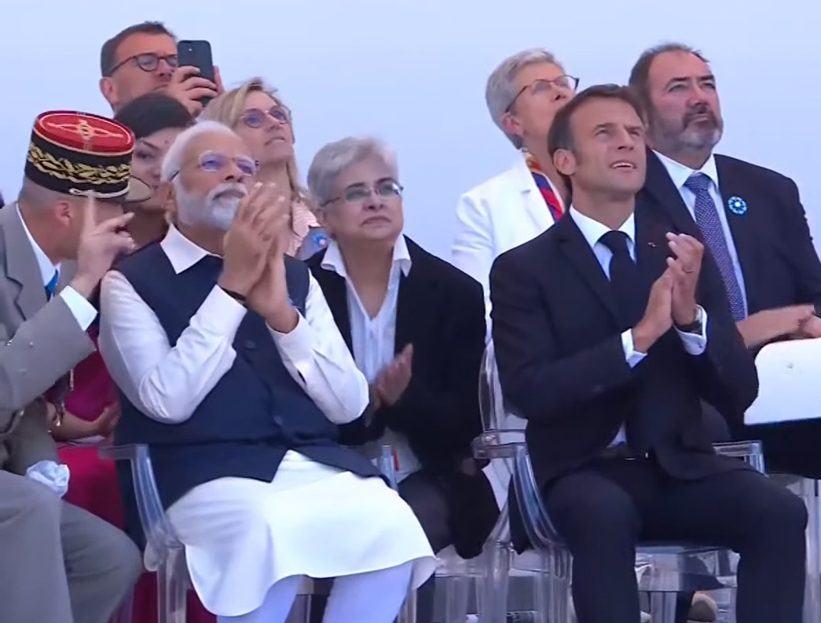 PM Modi attends Bastille Day parade, lauds France as trusted partner PM Modi attends Bastille Day parade, lauds France as trusted partner