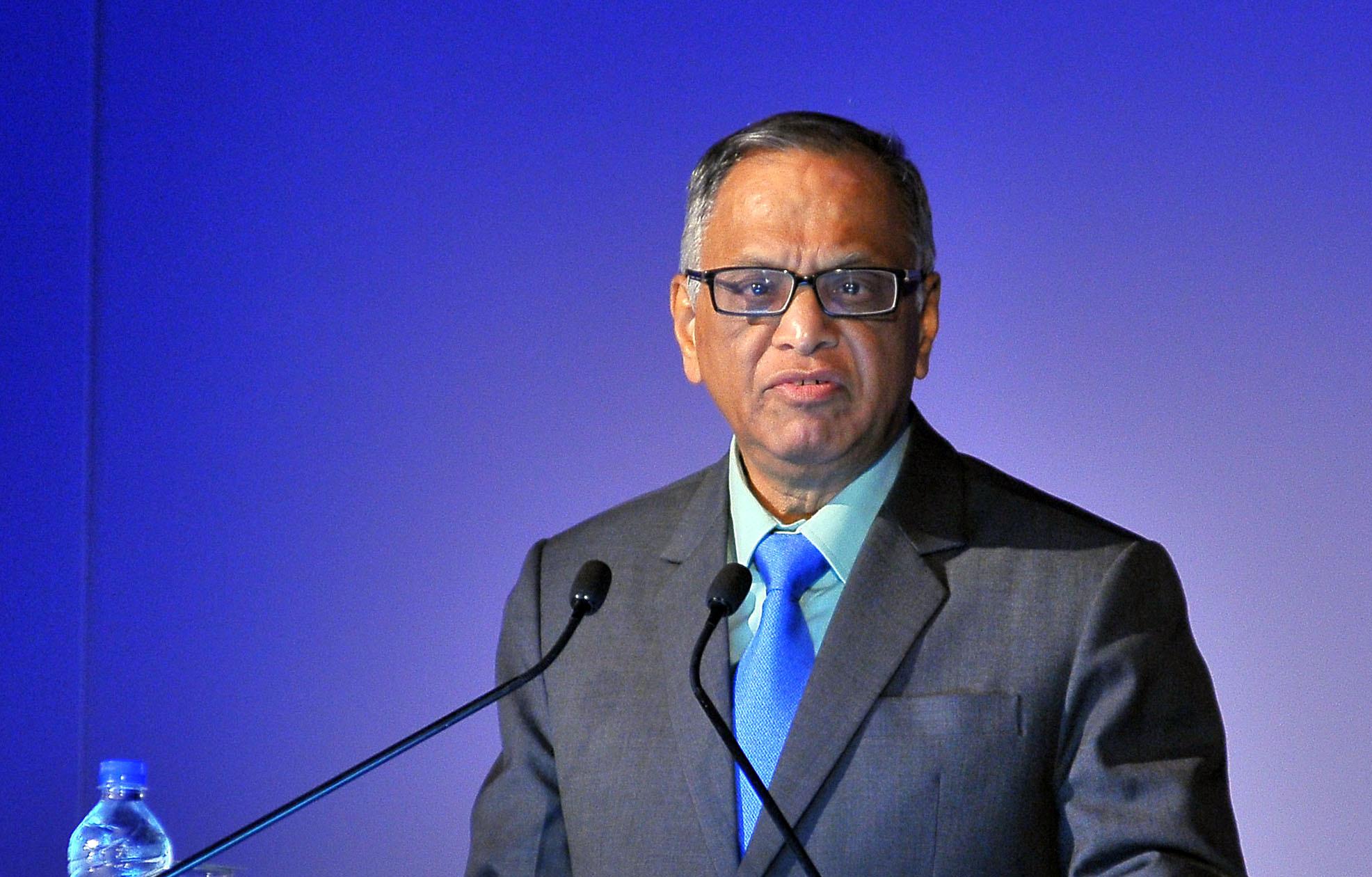 Narayana Murthy shares lessons on building a startup, facing uncertainty Narayana Murthy shares lessons on building a startup, facing uncertainty