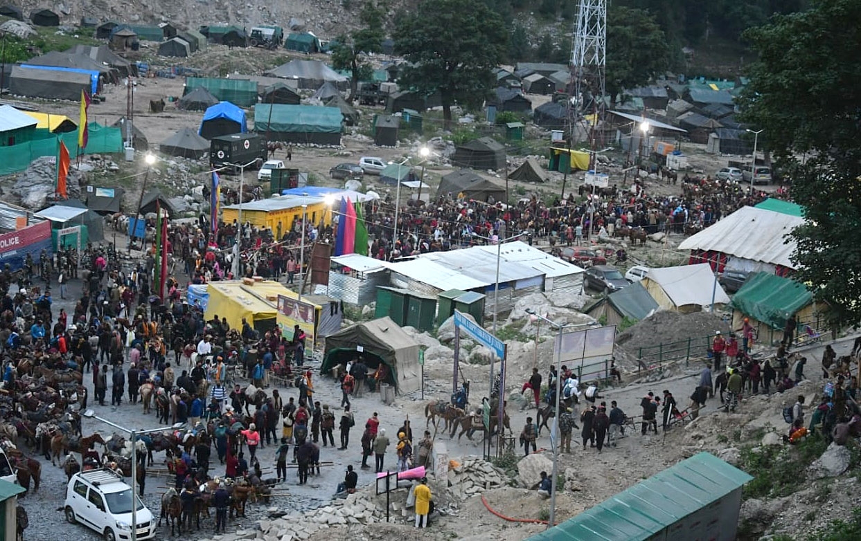 Over 7K perform Amarnath Yatra on 28th day, total crosses 3.77 L