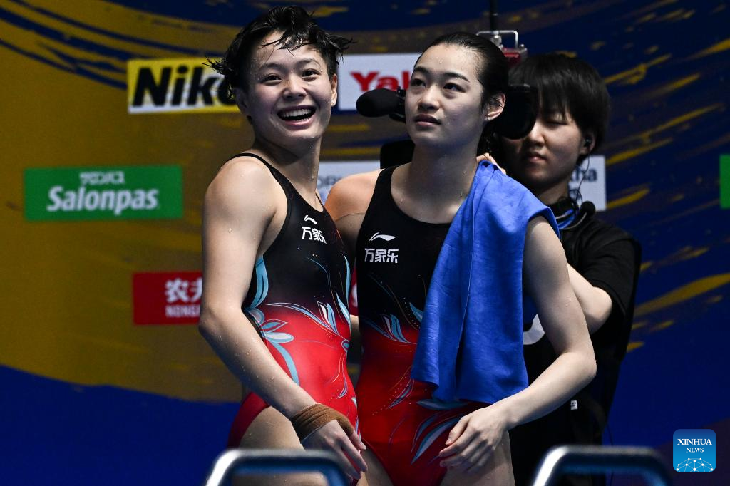 World Aquatics C’ships: China’s Chang completes hattrick of women’s 3m synchro springboard diving titles World Aquatics C’ships: China’s Chang completes hattrick of women’s 3m synchro springboard diving titles
