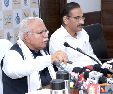Haryana CM launches online land, property mutation Haryana CM launches online land, property mutation