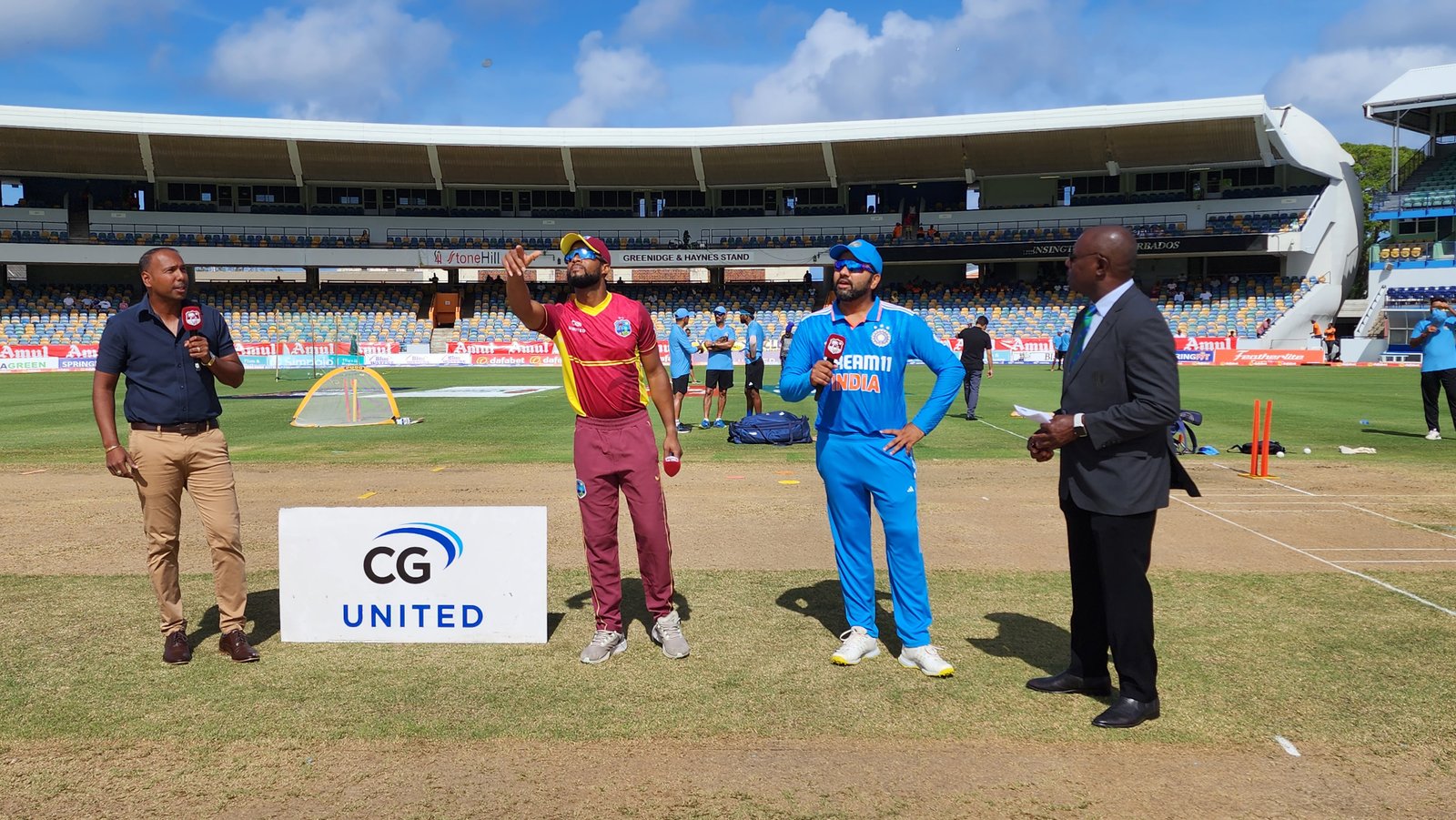 1st ODI: Mukesh makes debut as India win toss, elect to bowl first against West Indies 1 F2C5ZCMaIAA4MjI