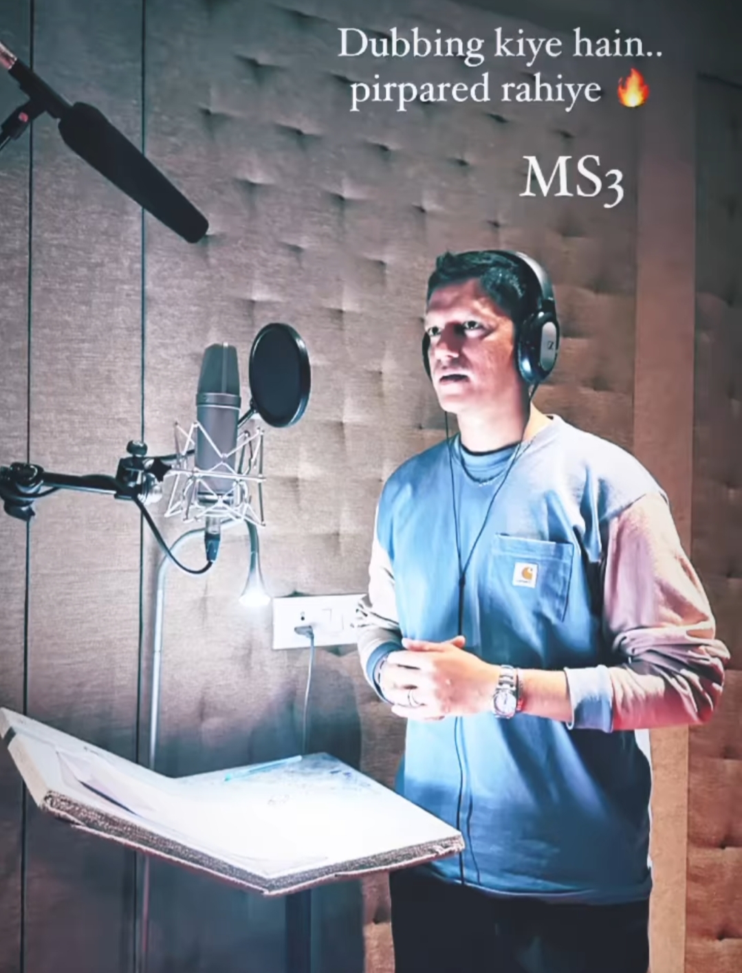 Vijay Varma says ‘Pirpared rahiye’ as he kickstarts dubbing for ‘Mirzapur 3’