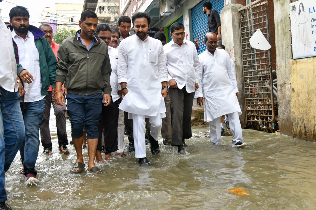Telangana should utilise SDRF for flood relief: Kishan Reddy Telangana should utilise SDRF for flood relief: Kishan Reddy