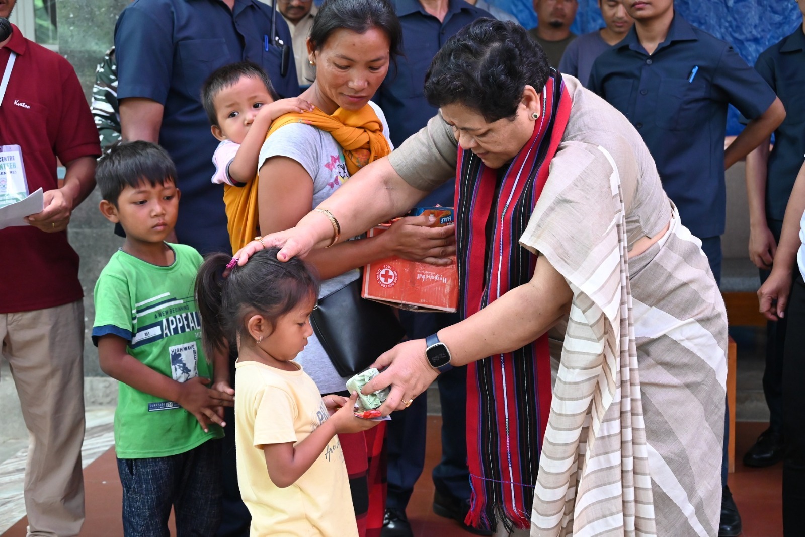 Manipur women parade case: Governor meets victims Manipur women parade case: Governor meets victims