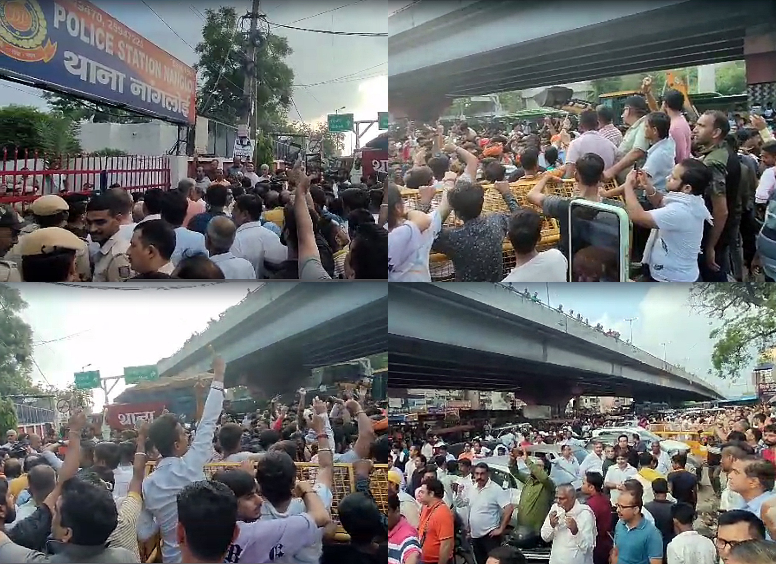 Protest in Delhi over violence during Muharram processions Protest in Delhi over violence during Muharram processions