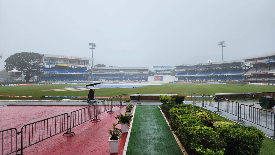 WI v Ind: Second Test ends in a draw as rain washes out fifth day’s play