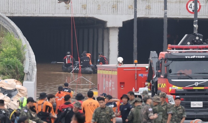 S.Korea: Recent downpours leave at least 49 dead or missing