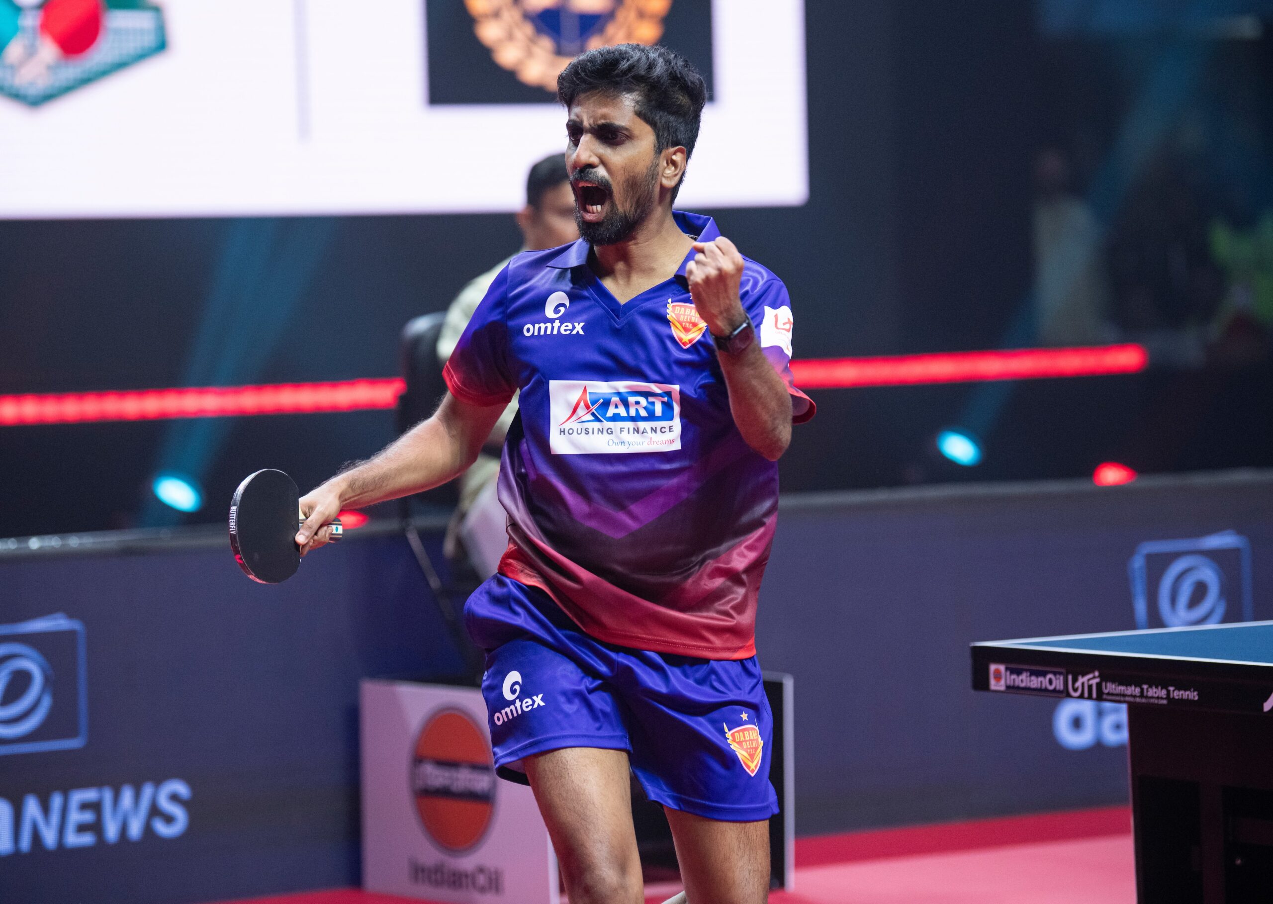 UTT: Sathiyan stars in Dabang Delhi TTC’s first win in season 4 UTT: Sathiyan stars in Dabang Delhi TTC’s first win in season 4