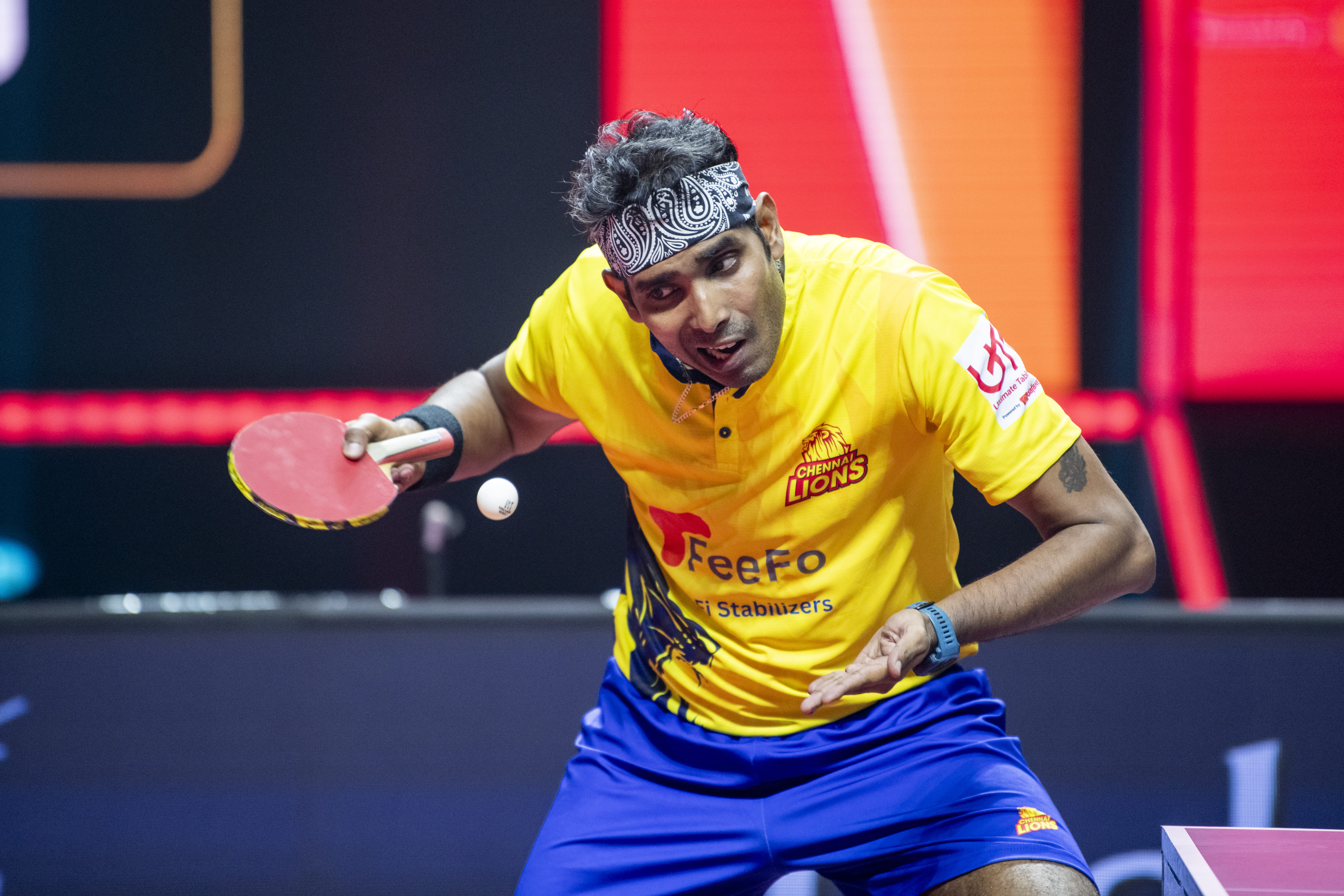 Sharath Kamal in IndianOil Ultimate Table Tennis 1