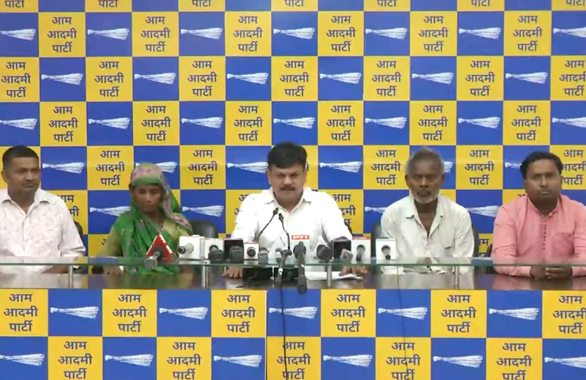 Modi govt driving poor out of Delhi by rigging flat allotment scheme, says AAP Modi govt driving poor out of Delhi by rigging flat allotment scheme, says AAP