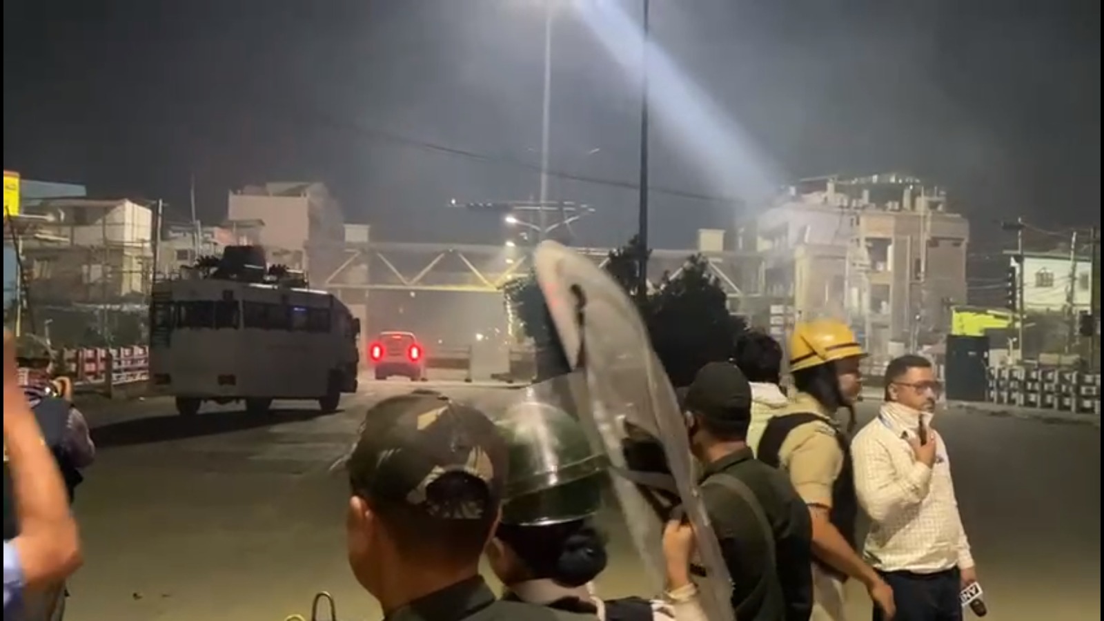 Manipur:  IGP’s car torched, 19 women injured in clash with RAF