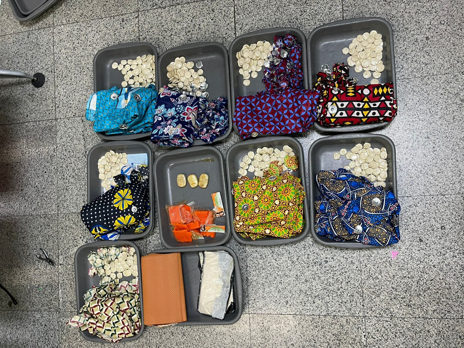 Heroin haul seized from Burundi national at Hyderabad airport Heroin haul seized from Burundi national at Hyderabad airport