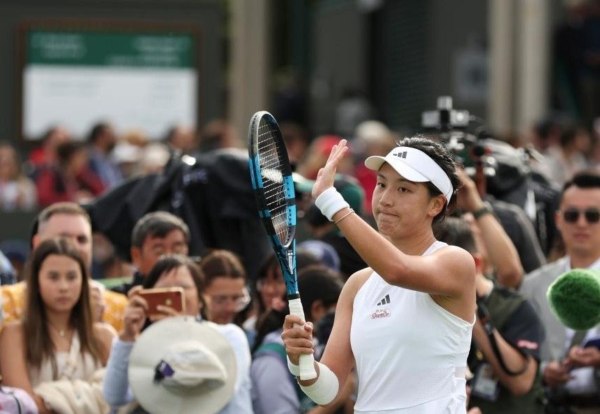 China’s Wang reaches second round at Wimbledon, Zheng ousted by Siniakova