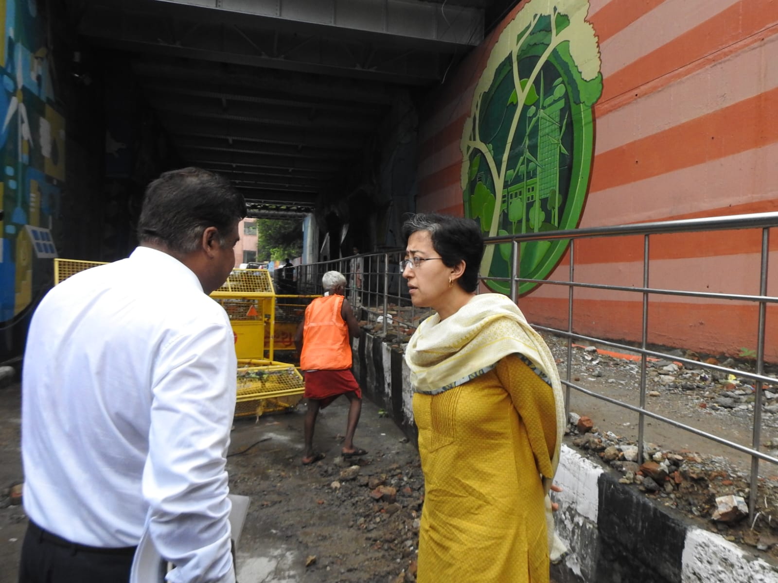 Waterlogging: We are working to tackle the situation, says Atishi Waterlogging: We are working to tackle the situation, says Atishi