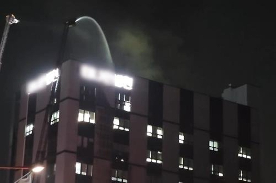 Fire at S.Korea hospital forces evacuations of about 200 inpatients