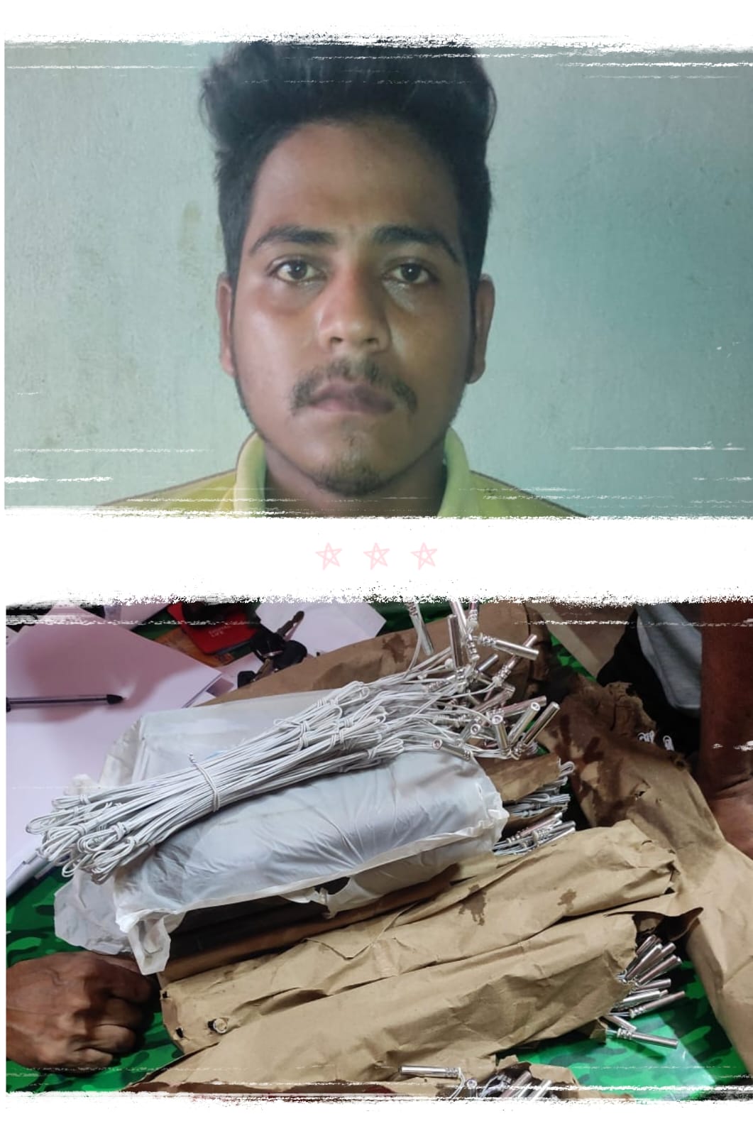 Assam: Huge quantity of explosives seized, one arrested Assam: Huge quantity of explosives seized, one arrested