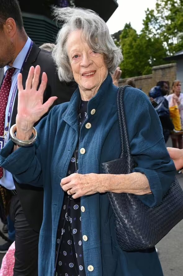 Maggie Smith makes rare public appearance at Wimbledon, delights crowd