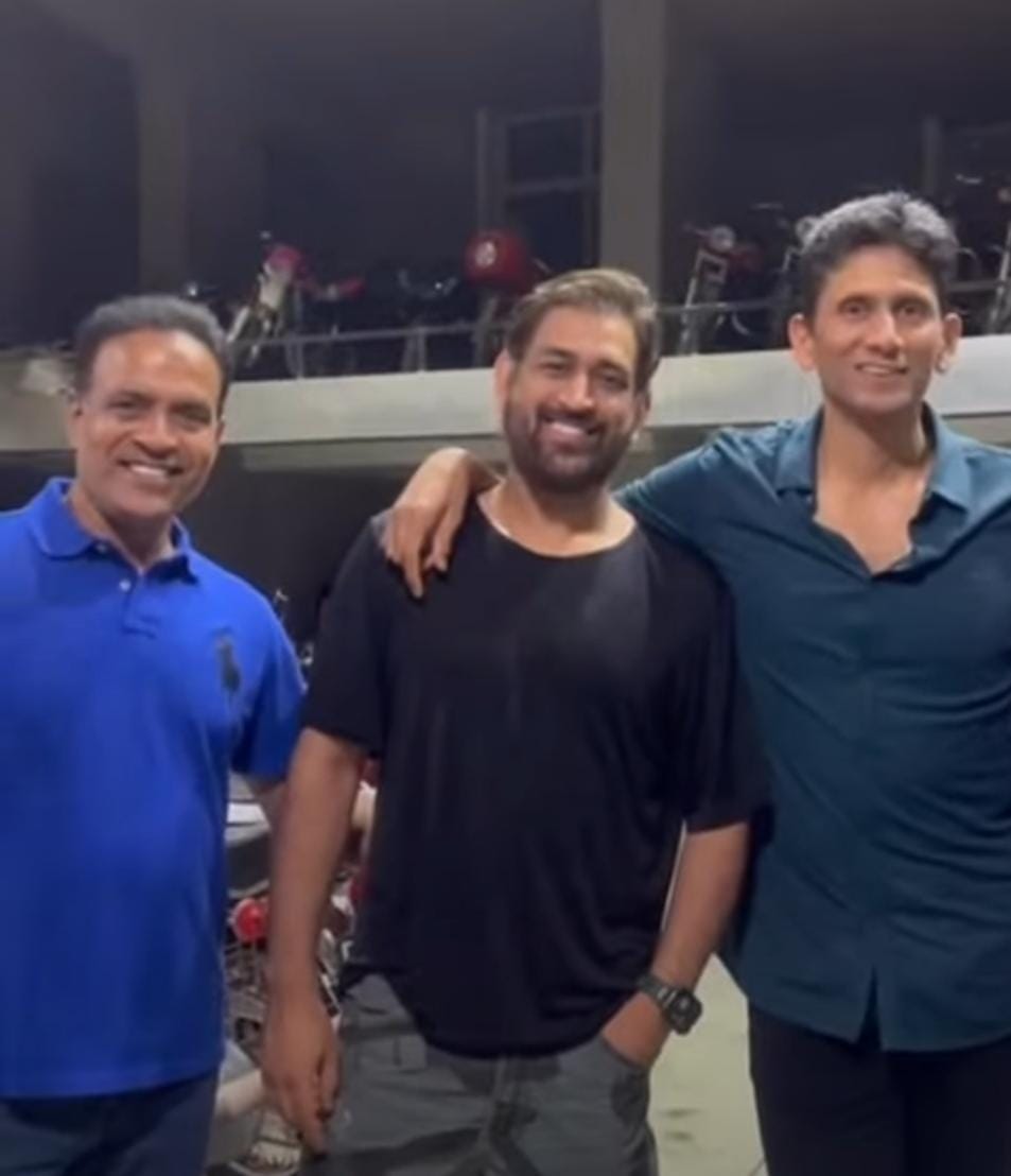 One of the craziest passion I have seen in a person: Venkatesh Prasad awestruck with Dhoni’s bike collection in Ranchi