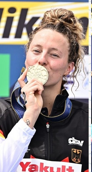 Germany’s Beck strikes double open water gold at swimming worlds Germany’s Beck strikes double open water gold at swimming worlds