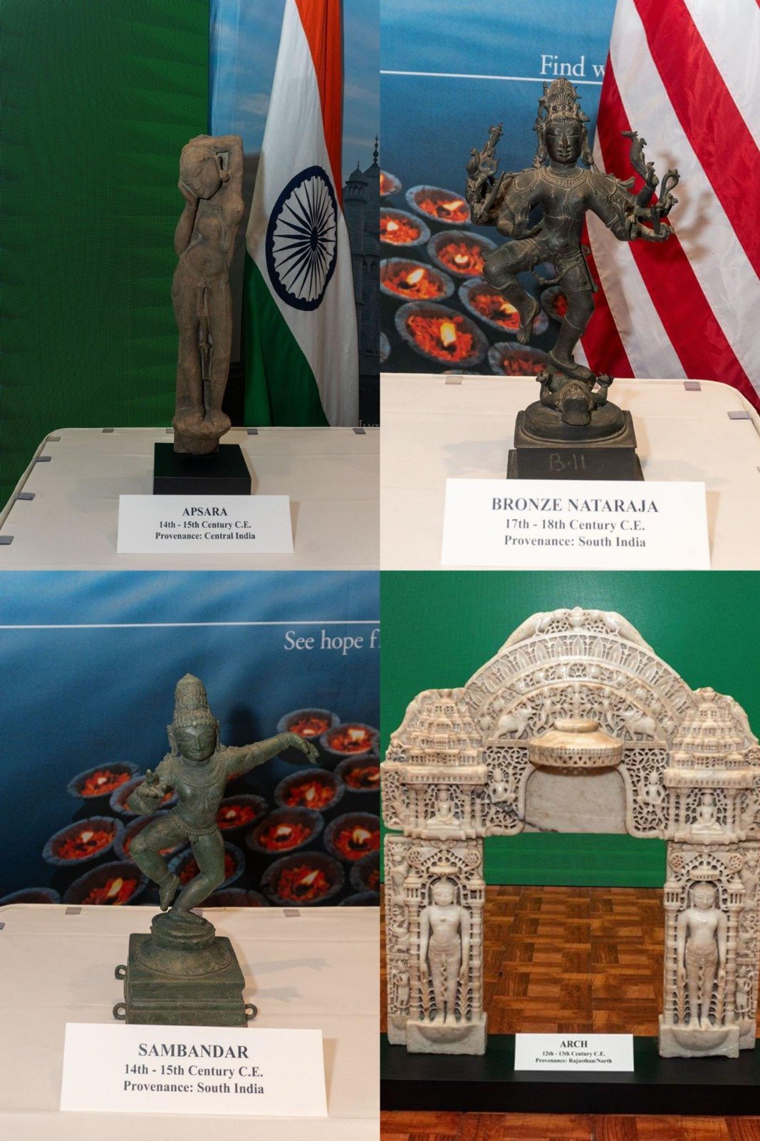 PM Modi thanks US  for return of trafficked antiquities