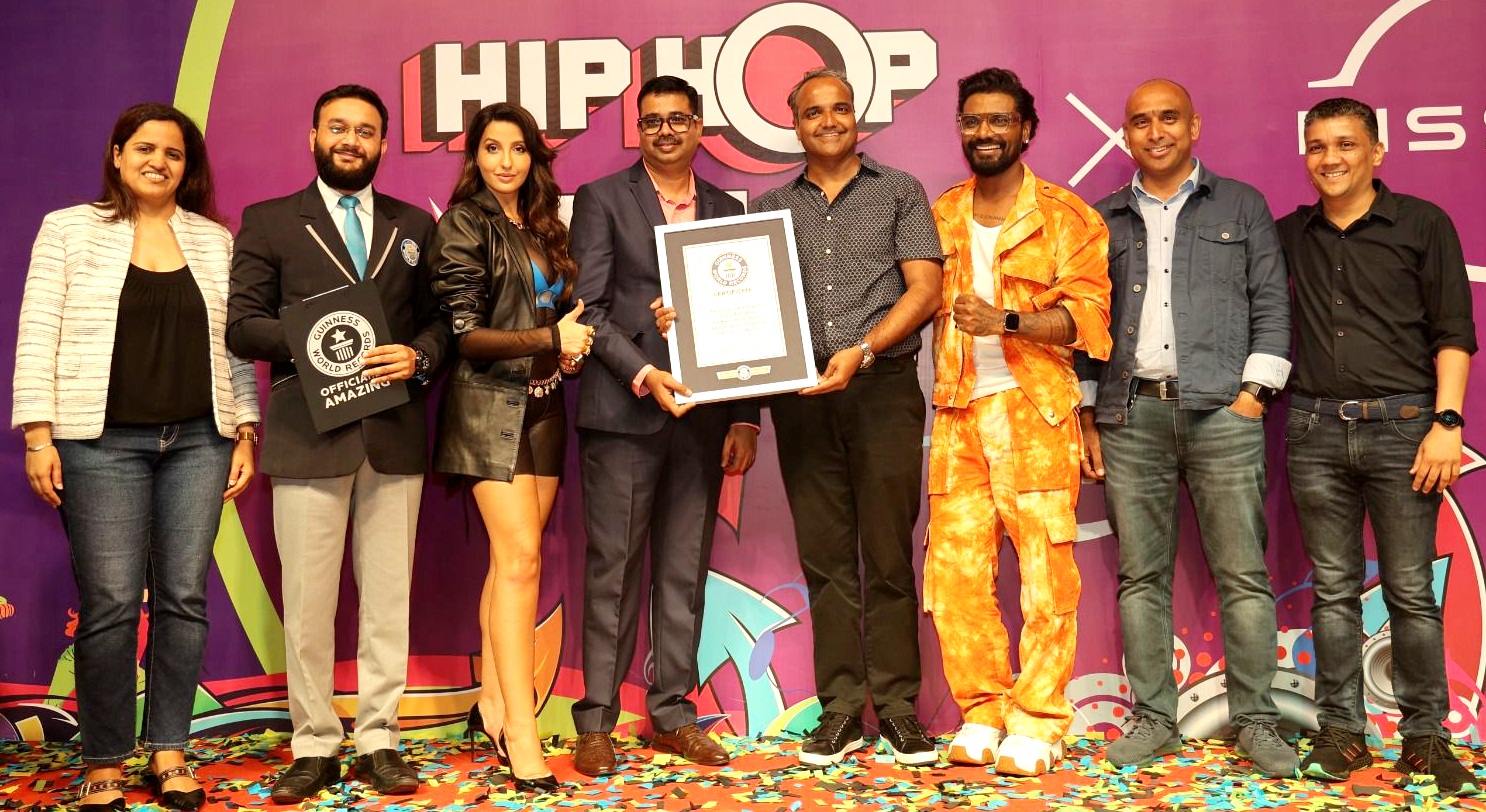 ‘Hip Hop India’ breaks Guinness World Record for largest hip-hop performance