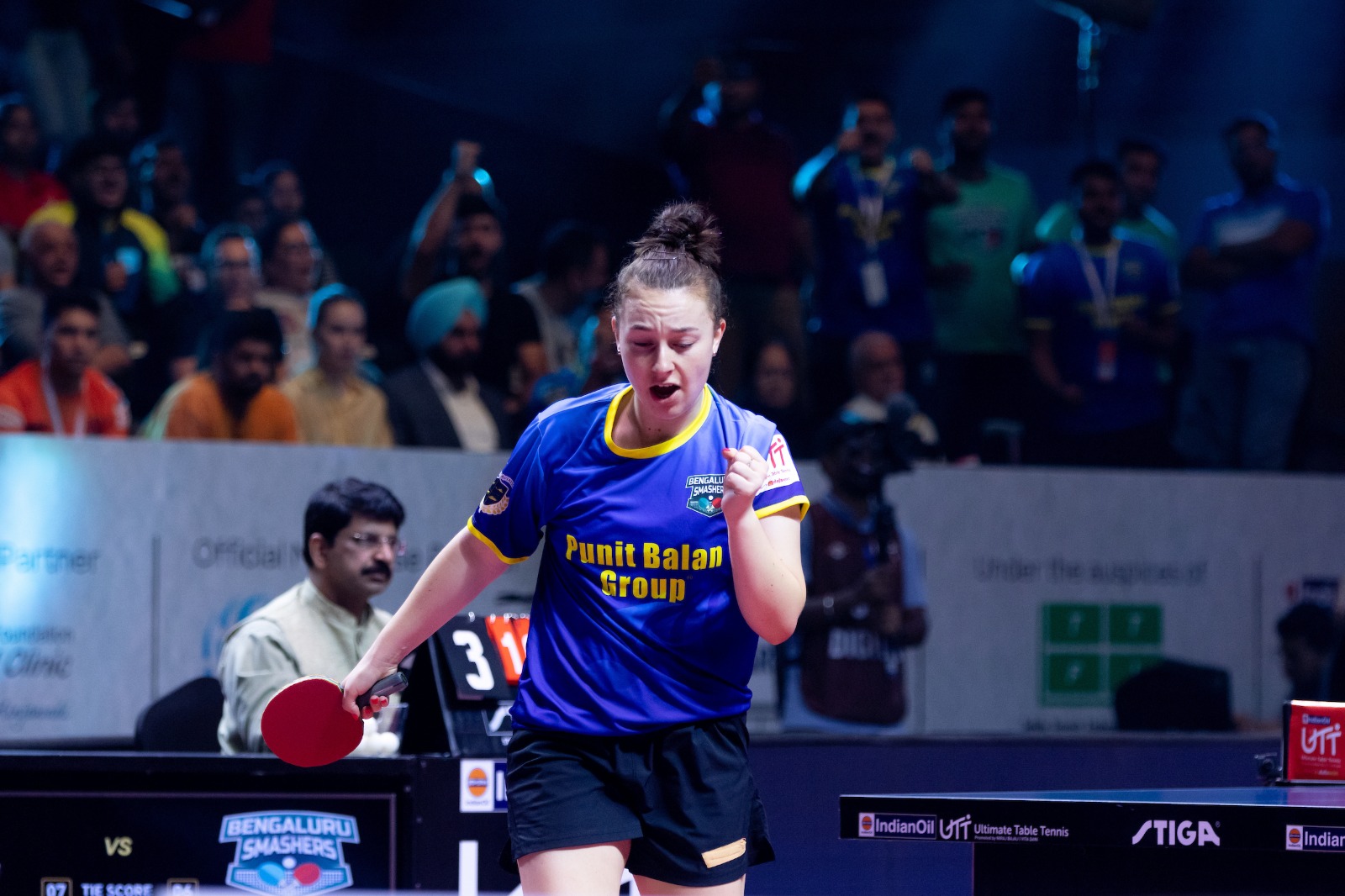 UTT Season 4: Manika, Natalia heroics keep Bengaluru Smashers alive (Ld) UTT Season 4: Manika, Natalia heroics keep Bengaluru Smashers alive (Ld)