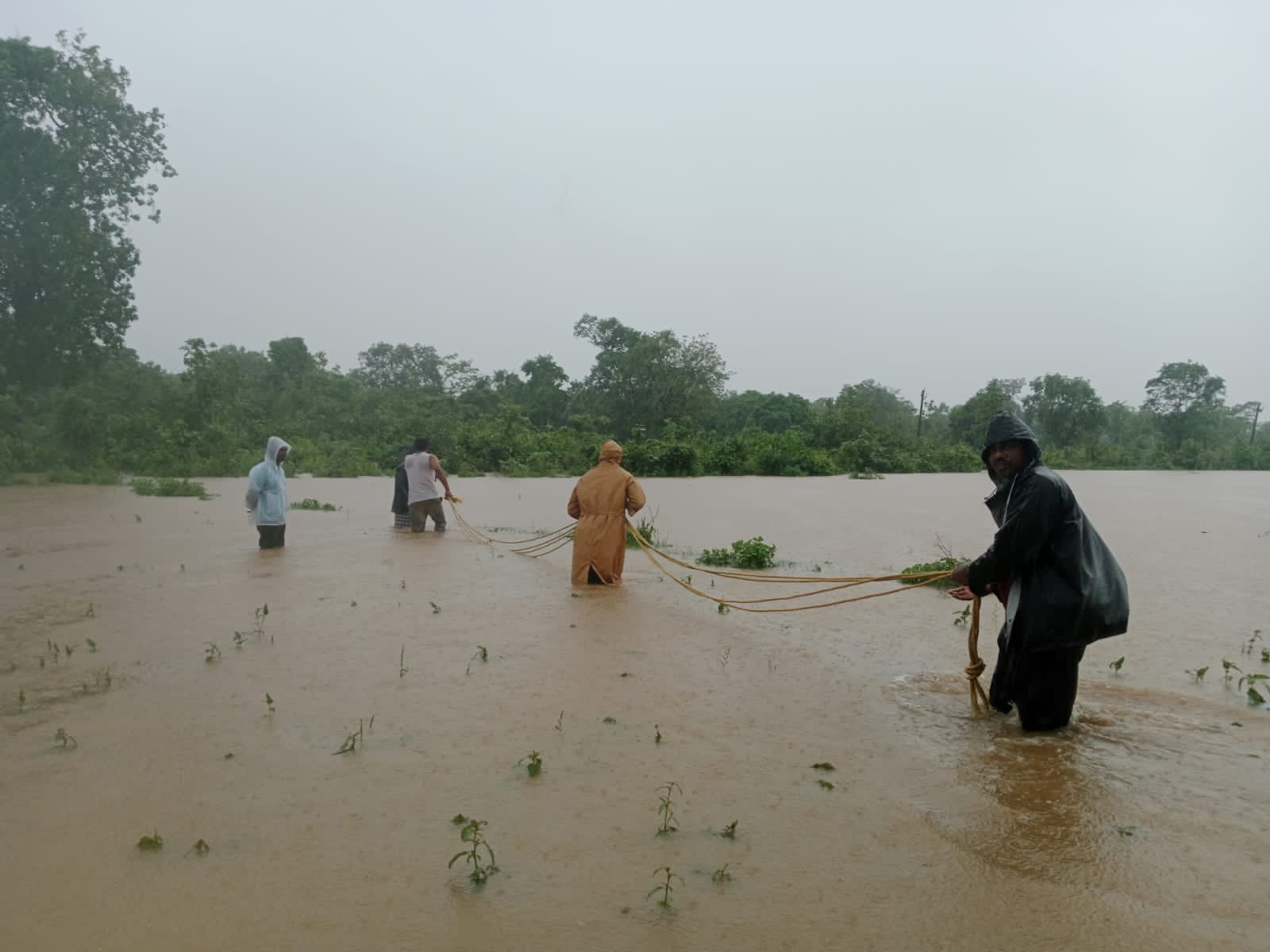 Heavy rains wreak havoc in north Telangana, 10 people washed away