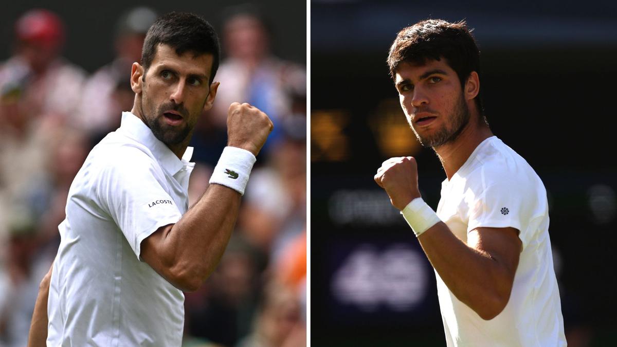 Wimbledon Final ; Alcaraz’s tremendous comeback, after losing the first set, defeated Djokovic 7-6 in the secon