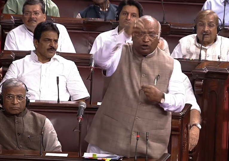 BJP preventing Kharge to speak in RS over Manipur, alleges Cong BJP preventing Kharge to speak in RS over Manipur, alleges Cong