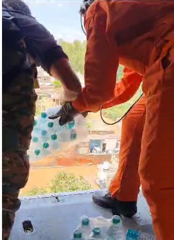 IAF relief operation in flood affected states, 126 people rescued