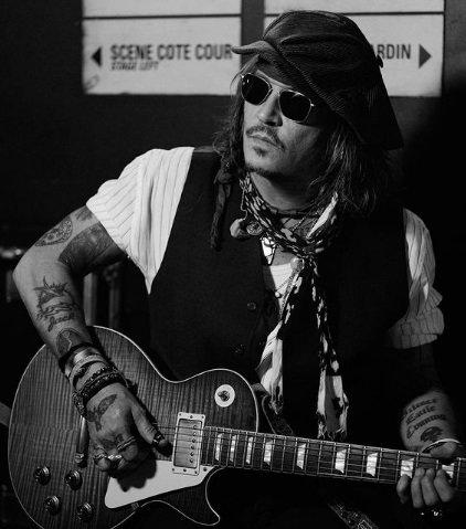 Johnny Depp takes stage at Manchester AO Arena with his band Hollywood Vampires