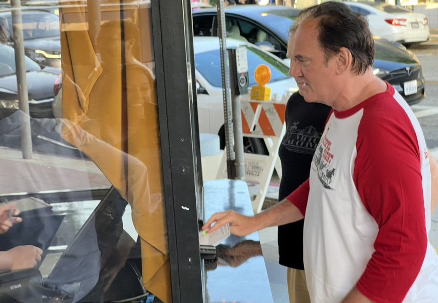 Quentin Tarantino was spotted at cinema seeing ‘Barbie’ & ‘Oppenheimer’ Quentin Tarantino was spotted at cinema seeing ‘Barbie’ & ‘Oppenheimer’