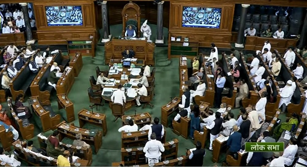 LS adjourned till 12 pm, high drama expected as Cong submits no-confidence motion against govt
