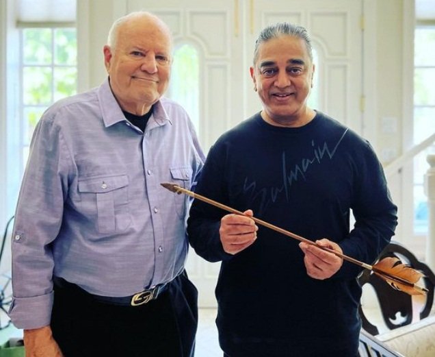Kamal Haasan meets long-time friend, Academy Award winner Mike Westmore in Los Angeles
