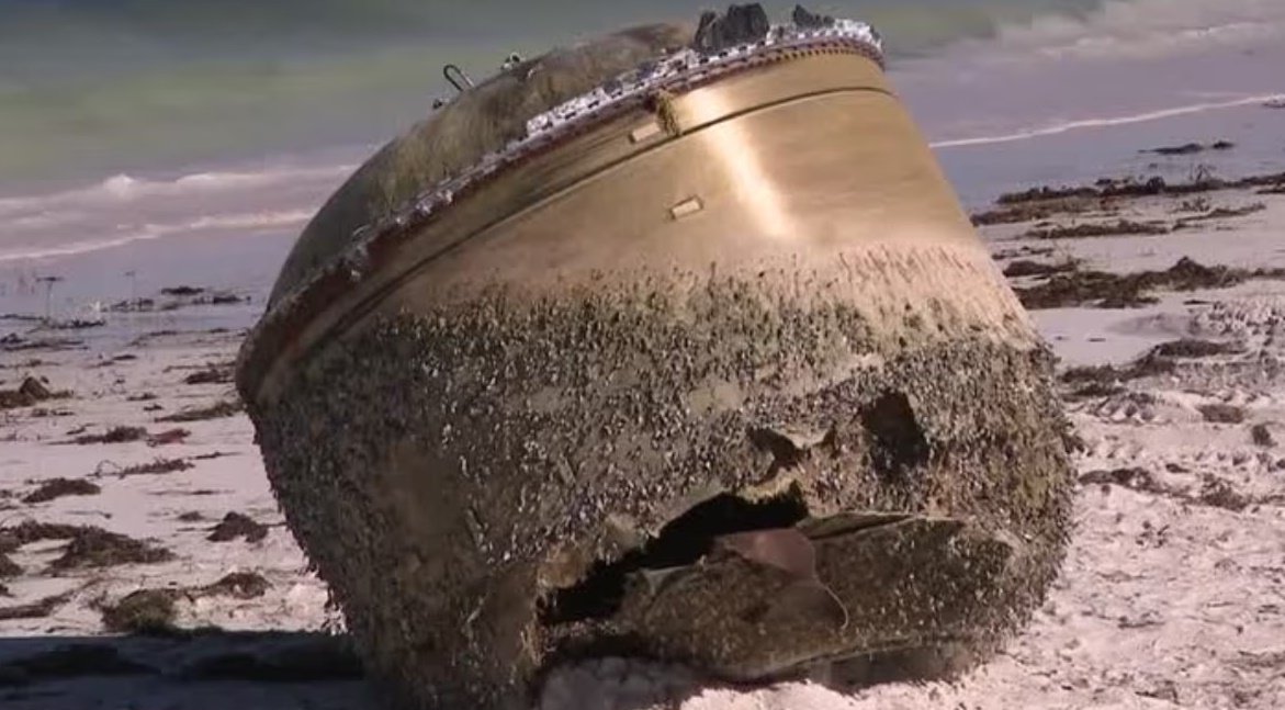 Mystery object on beach most likely Indian rocket debris: Australian Space Agency