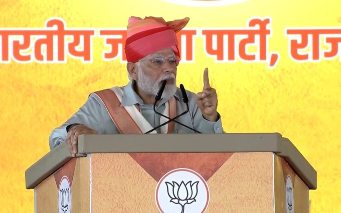 Lal Diary, the latest product of Congress loot shop, will wrap up that party in elections: PM