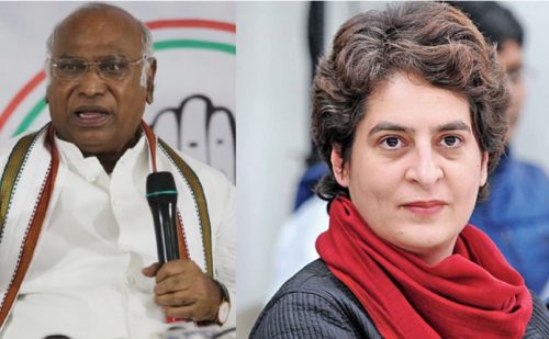 Kharge, Priyanka to participate in ‘Maun Satyagrah’ in Delhi