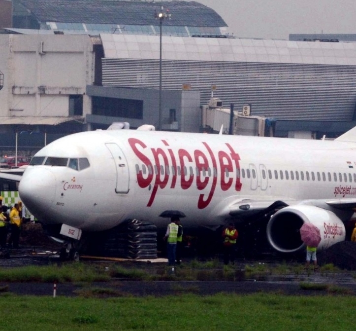 SpiceJet aircraft catches fire at Delhi airport during maintenance