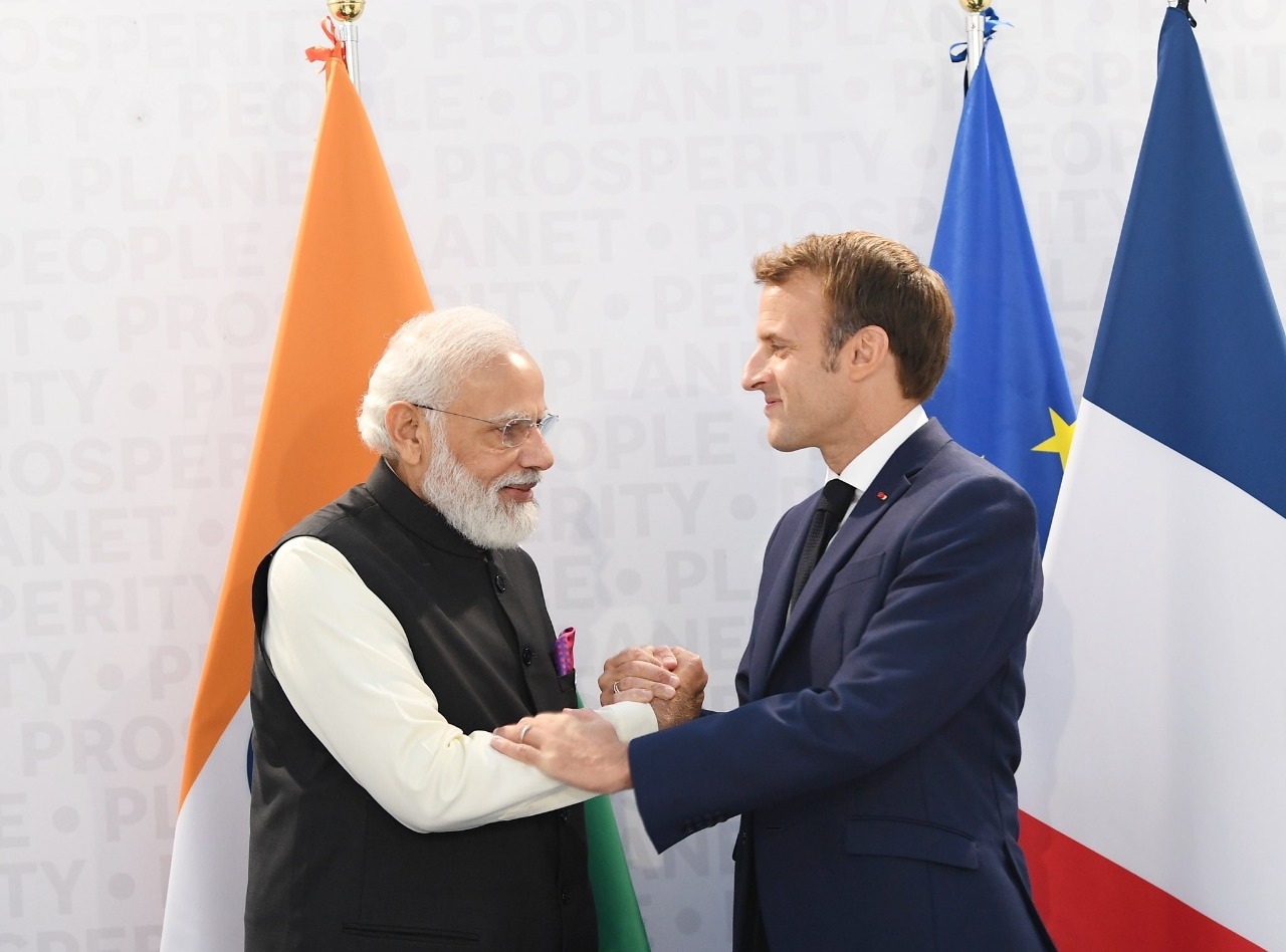 India-France interests in Indo-Pacific region vast & deep: PM Modi India-France interests in Indo-Pacific region vast & deep: PM Modi