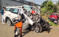 Gujarat Accident: Nine people died after being hit by a high-speed Jaguar, police-home guard personnel also lost their lives