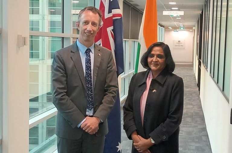 Defence Policy Talks: India-Australia review bilateral cooperation in Canberra