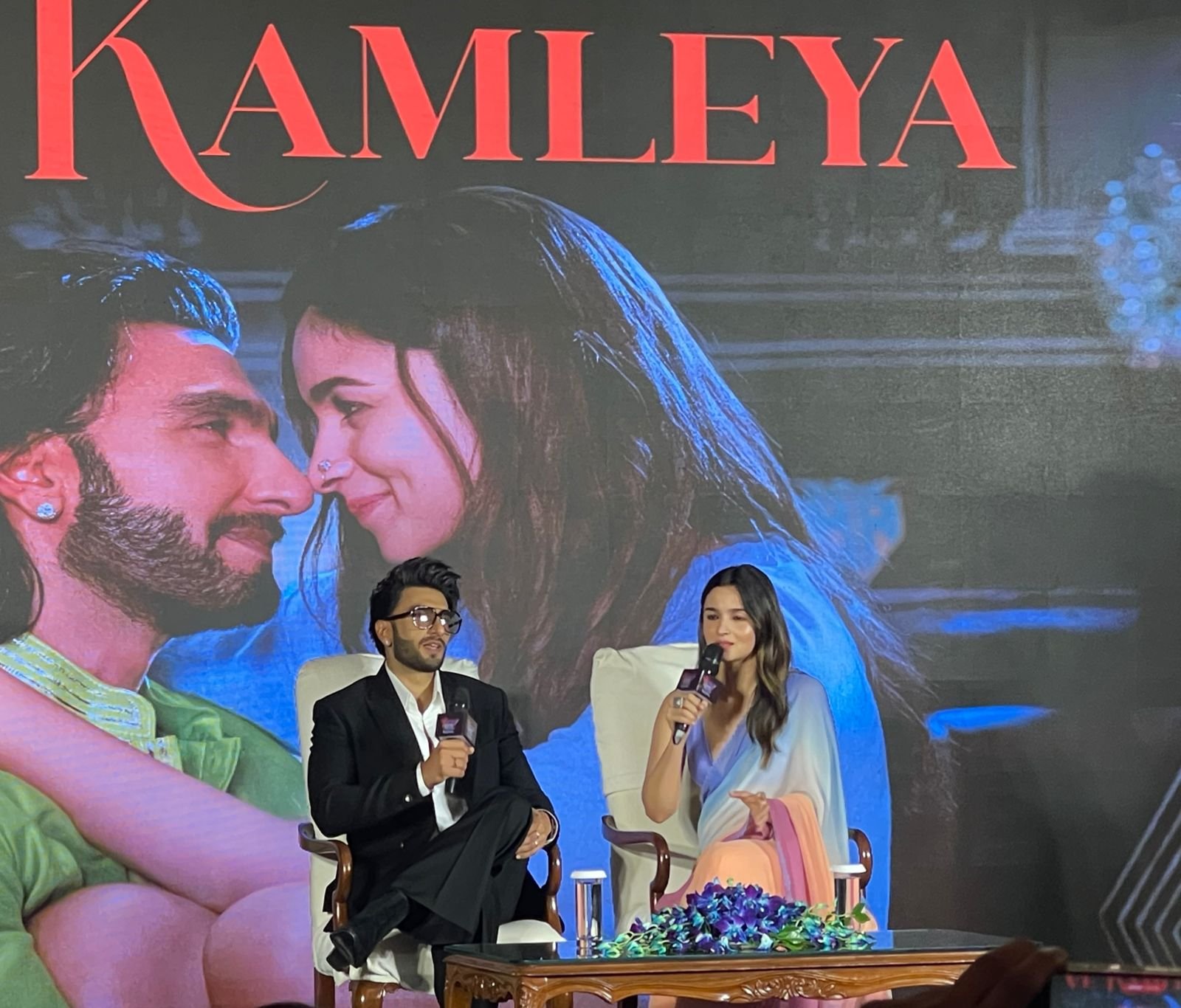 Alia, Ranveer launch ‘Ve Kamleya’ from ‘Rocky Aur Rani Kii Prem Kahaani’ in Delhi visit (Lead)